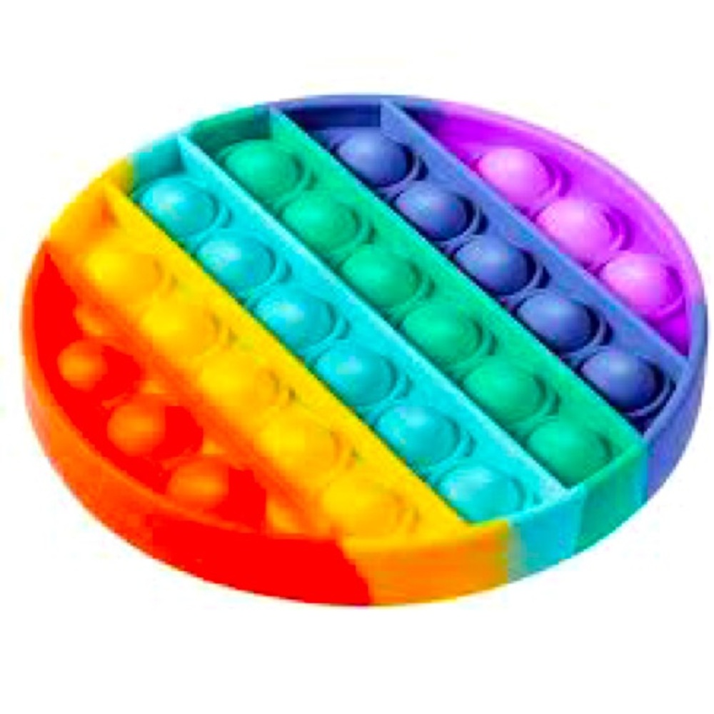 🌈 ROUND CIRCLE RAINBOW POP IT 🌈